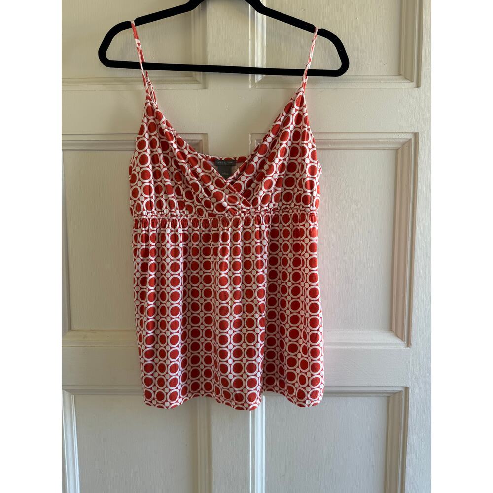 Y2K Ann Taylor Empire Waist Modal Soft Knit Spaghetti Strap Top Sz Large